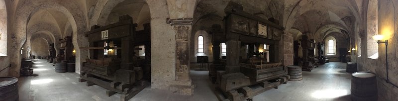 Kloster Eberbach: Weinpressen