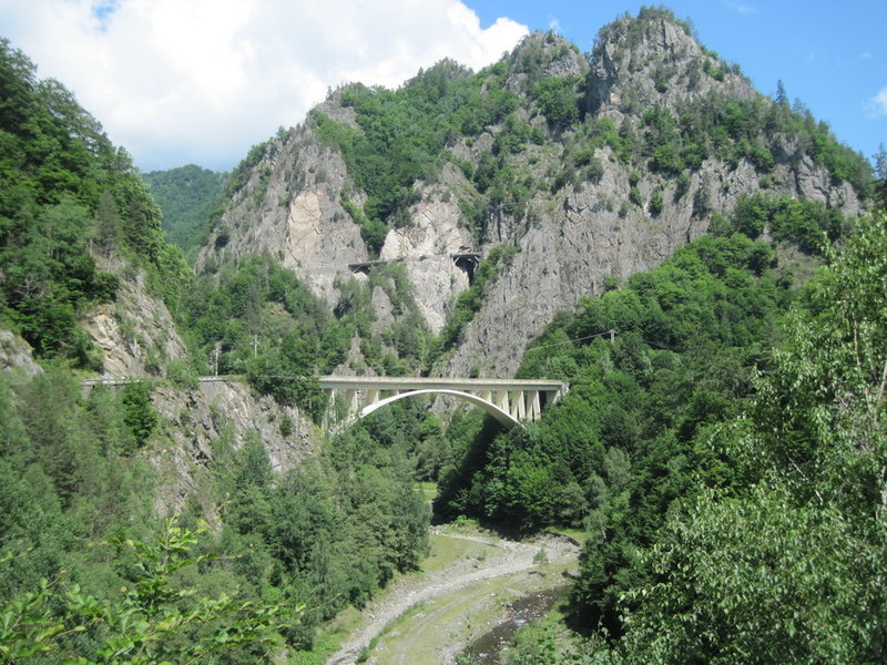 Die Auffahrt zur Staumauer