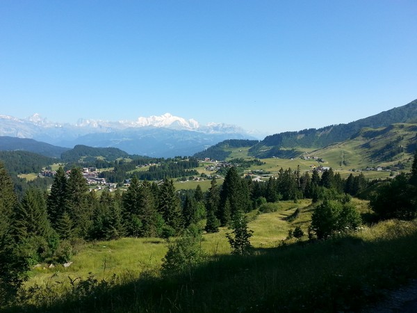 Schnee am Kilimandscharo - wir begnügen uns mit dem Mont Blanc