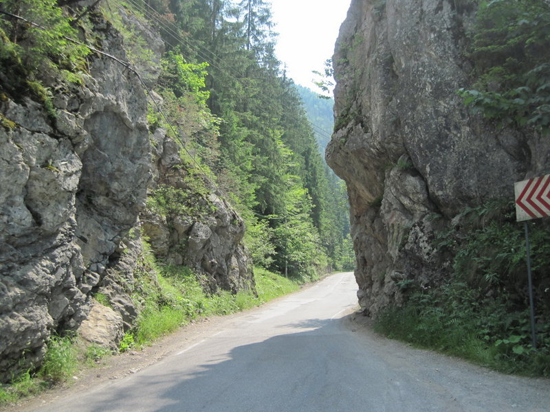 Einfahrt in die Bicaz Schlucht