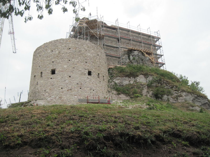Bei der Burg angekommen