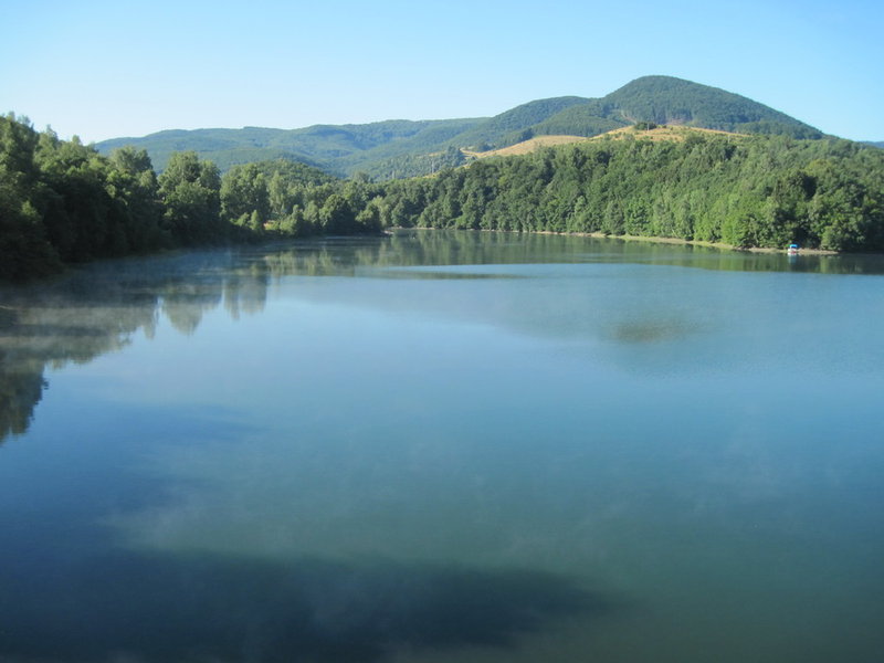 Beim Stausee der Hornad