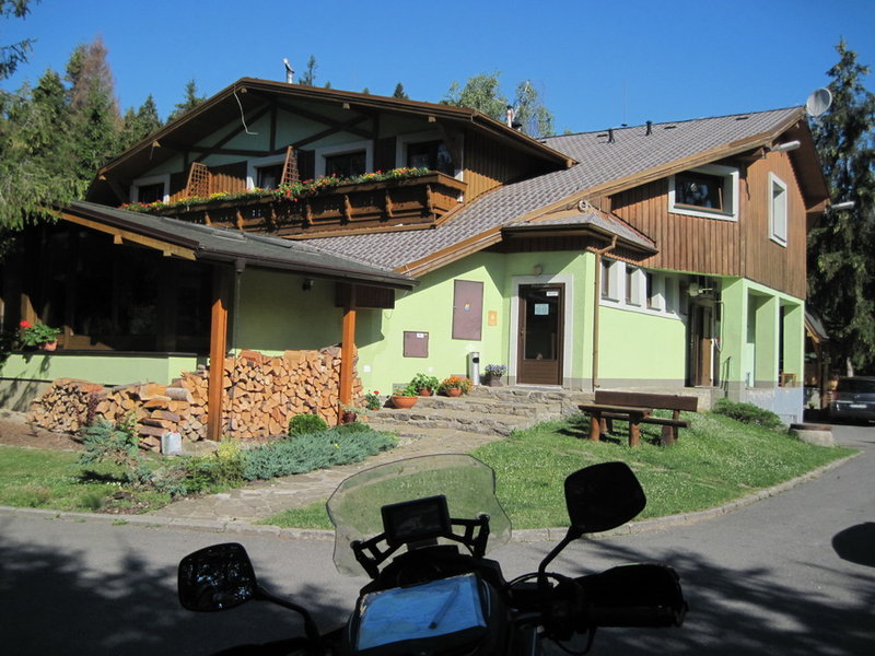 Pension von hinten