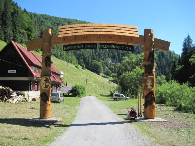 Einfahrt zum Ausläufer des Stauusee