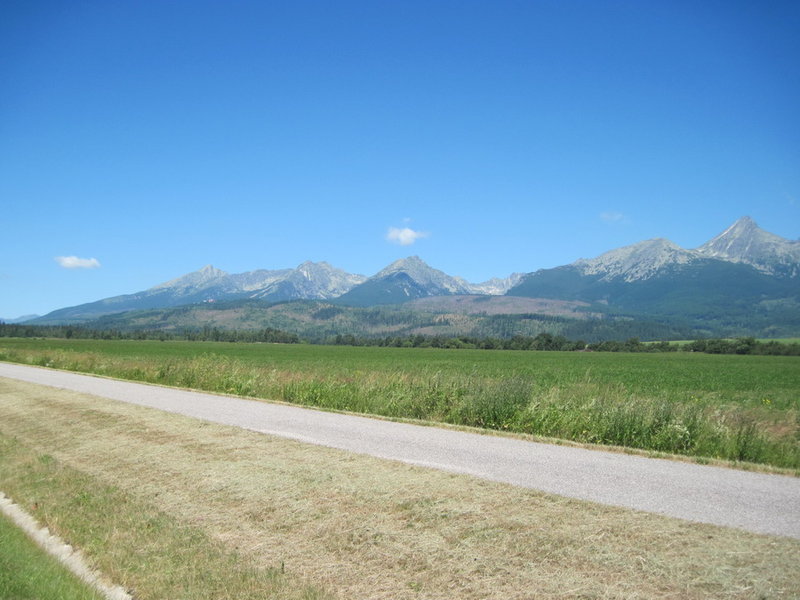 Blick auf die hohe Tatra
