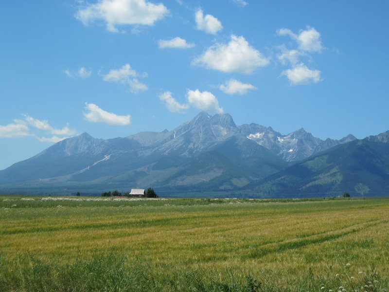 Ich entferne mich von der hohen Tatra