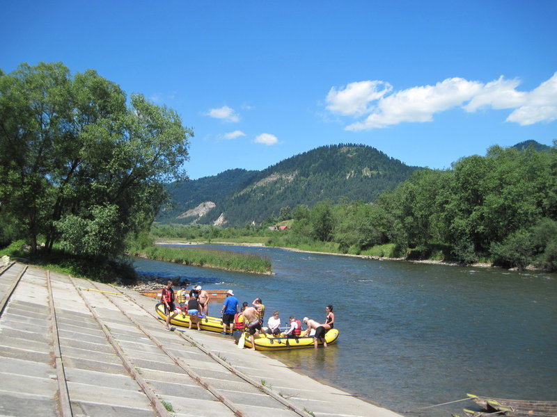 Rafting Station an der 543