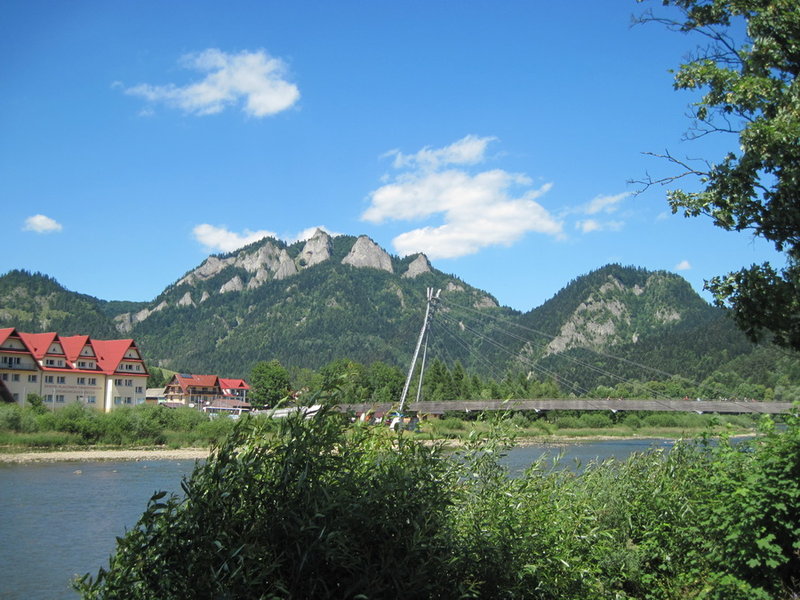 Gerveny Klastor, an der Polnischen Grenze