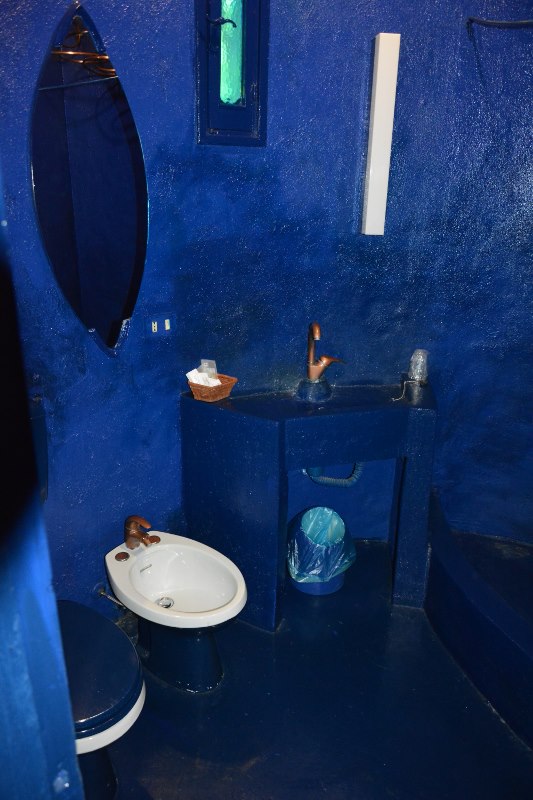 Das blaue Badezimmer