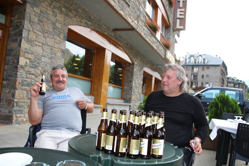 Tour 8/03 Ankunft in Sort ... Antidehydrate einnehmen!