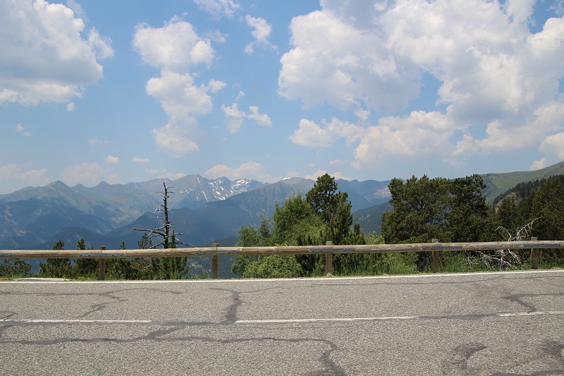 Tour 9/01 Andorra - Aussicht beim Col d´Ordino