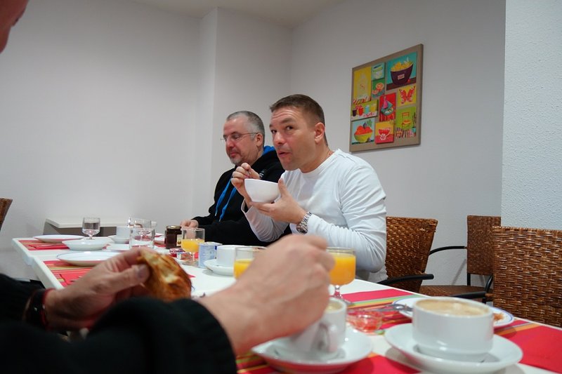 ....dann klappt es auch mit dem gemütlichen Frühstück