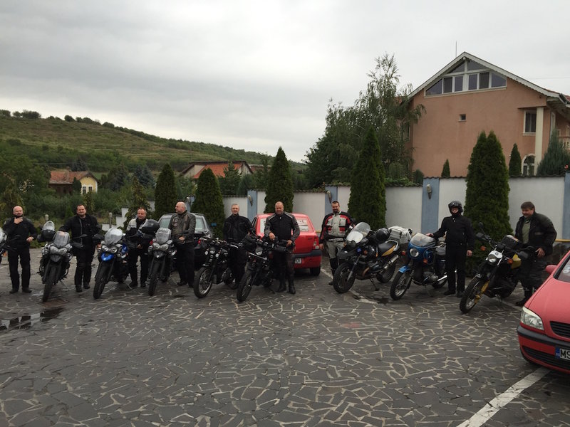 Crew am Tourstart