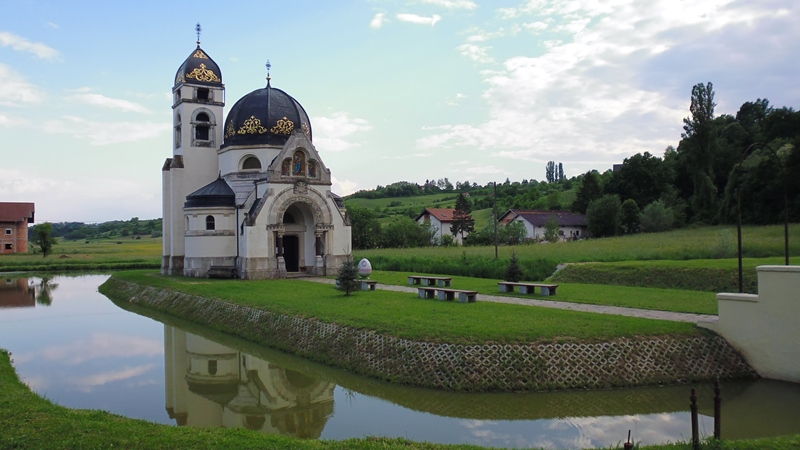 Die Kirche Grkokatolicka crkva-Navjestenja Marijina im Zumberak-NP
