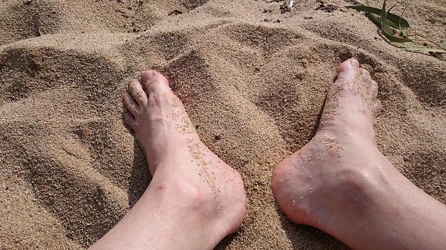 endlich ohne Stiefel ...