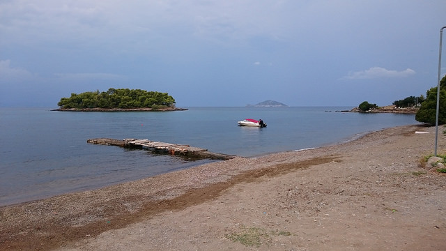 Blick auf Kelefos (Schildkröteninsel)