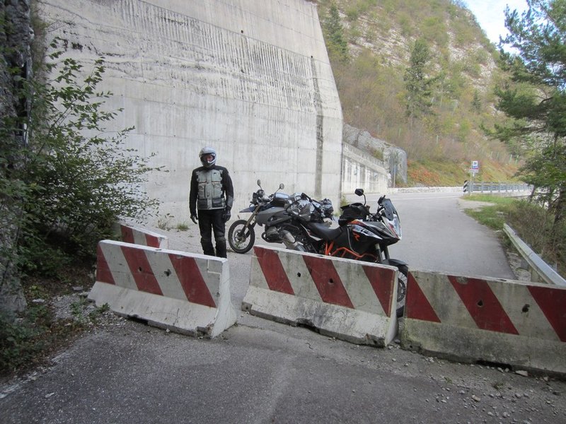 Leider etwas eng für Superbikes ...