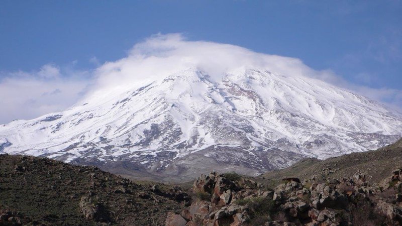 Ararat von der Türkei aus ...