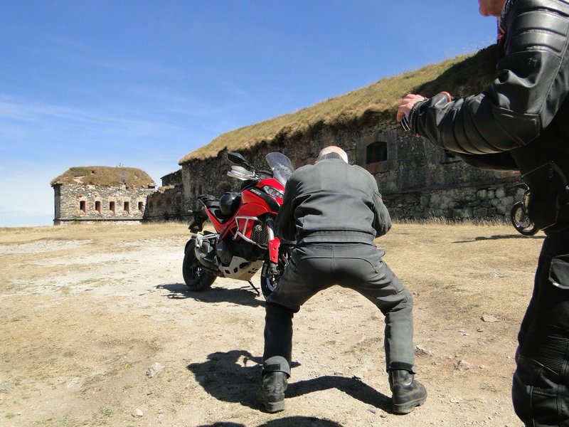 Dabei steht er doch auf Royal Enfield