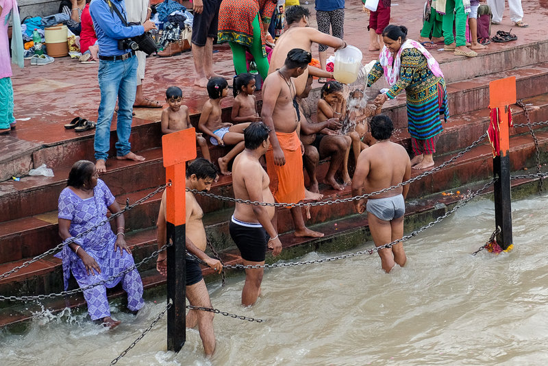 Die Gahts in Haridwar