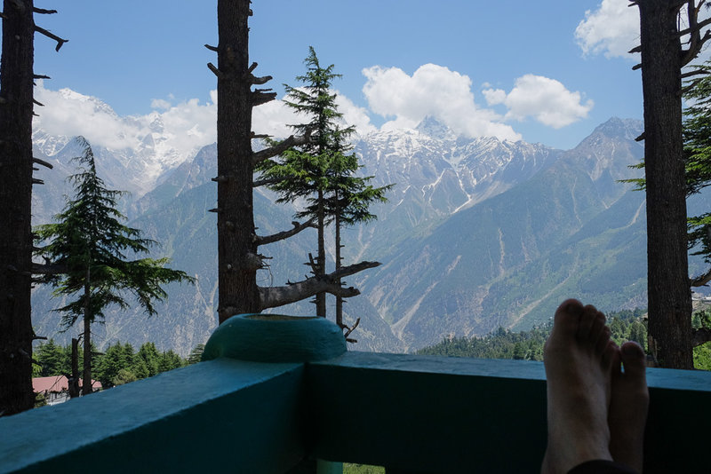 Ausblick vom Hotel  in Kalpa