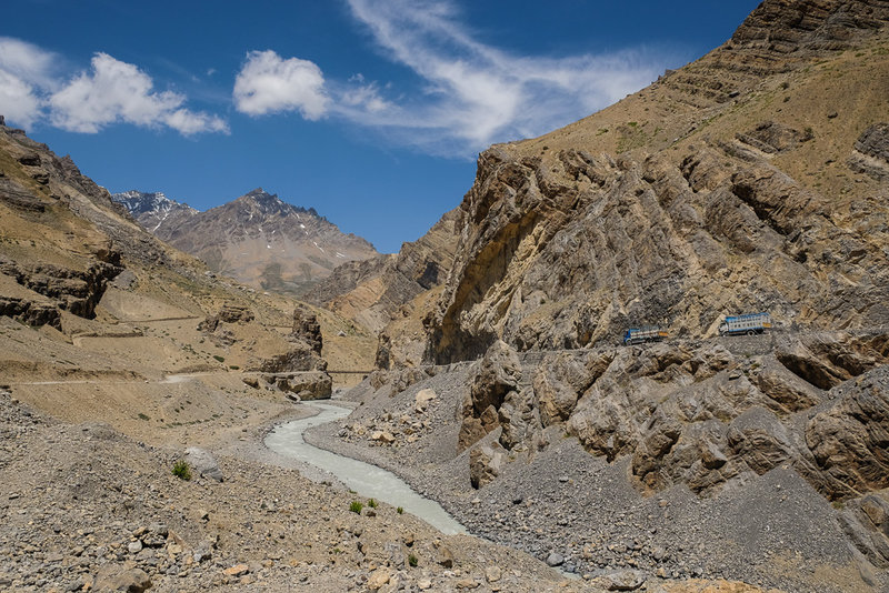 Hauptstraße in Spiti