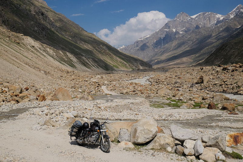 Die &quot;Straße&quot; zwischen Spiti Valley und Keylong