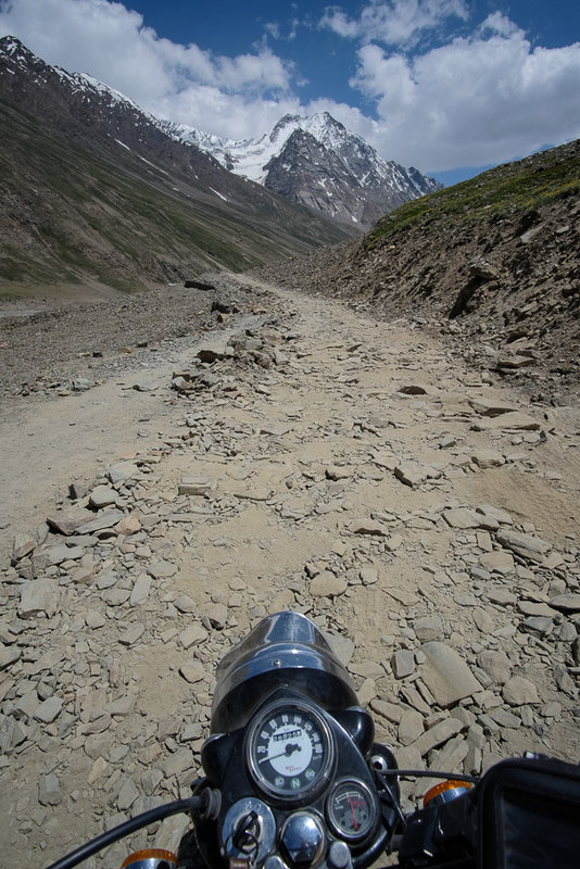 Die &quot;Straße&quot; zwischen Spiti Valley und Keylong
