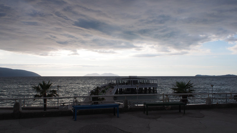 Vlore- Promenade, Stadt sonst eher reizlos...