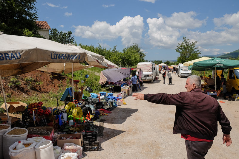 ein Wochenendmarkt