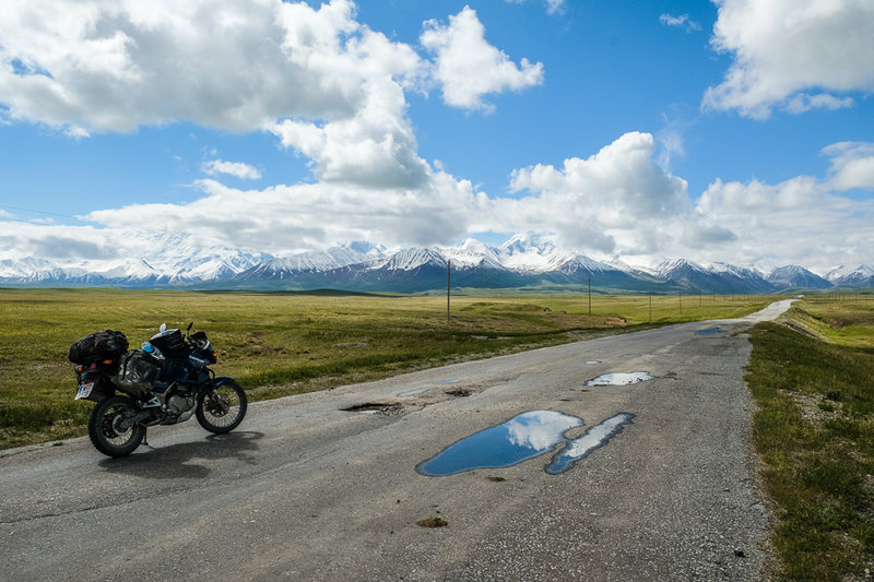 Die letzten Kilometer in Kirgistan