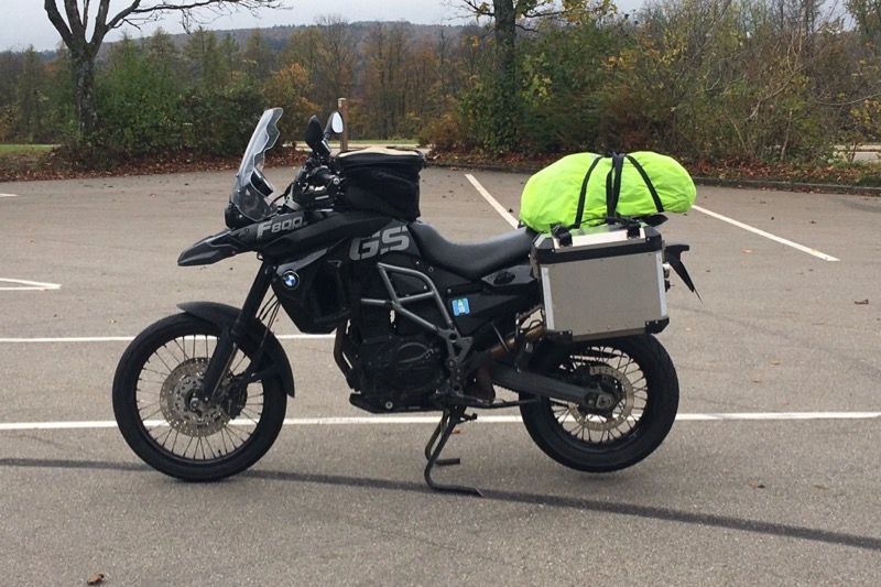 Packmaßoptimierung: Rucksack längs