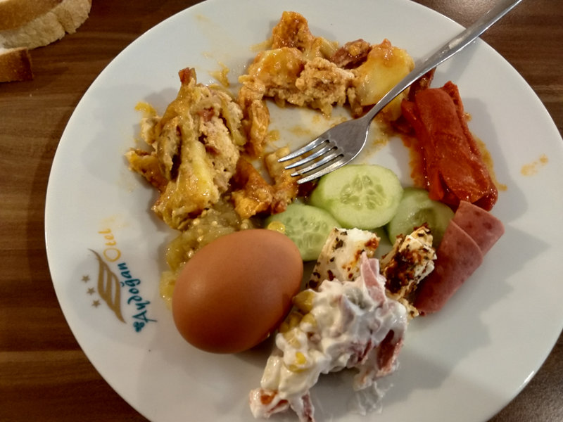 klassisches Frühstücksbuffet