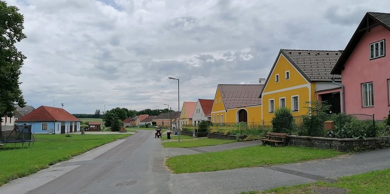 typische Ansiedlung im Weinviertel und auch Nordburgenland