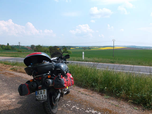 schon auf der Rückfahrt am nächsten Tag