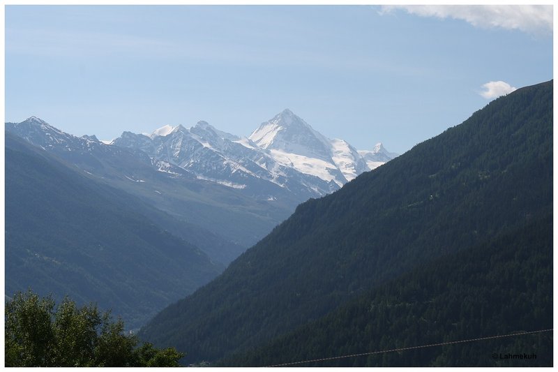 Thyon 2000 - Blick auf Le Dent Blanche und Matterhorn