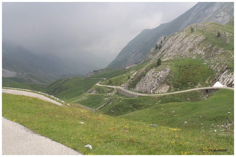 Colle d'Esischie - Südanfahrt