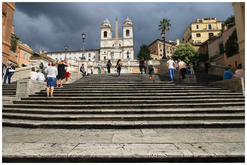 Rom - Scalinata di Trinità dei Monti (Spanische Treppe)
