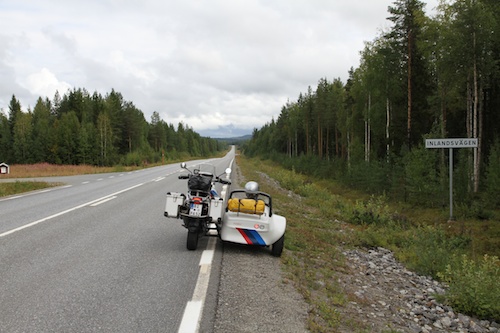 Unterwegs auf den Inlandsvägen (E45)