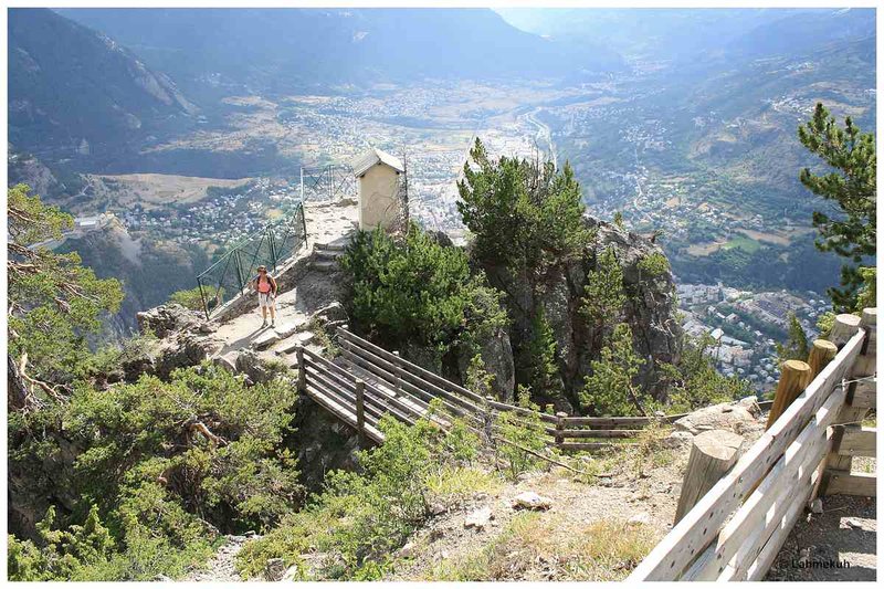 Croix de Toulouse - Blick auf Briancon