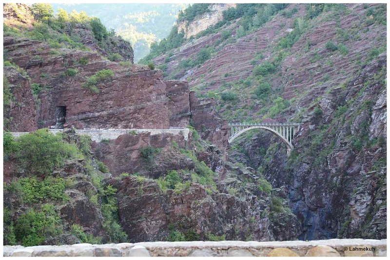 Gorges de Daluis - Blick auf die Pont de la Mariée