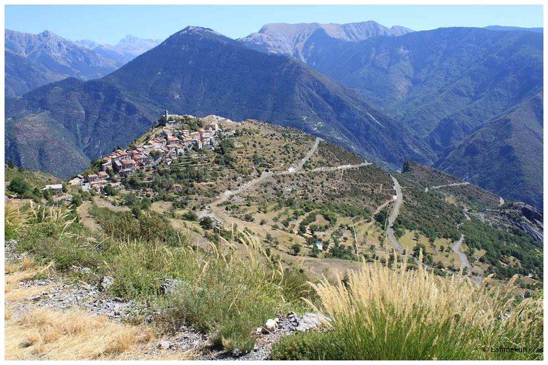 Col de la Sinne - Ostanfahrt - Blick auf Ilonse
