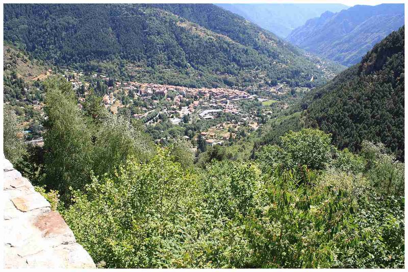 Col St.-Martin près Valdeblore - Ostanfahrt - Blick auf Saint-Martin-Vésubie