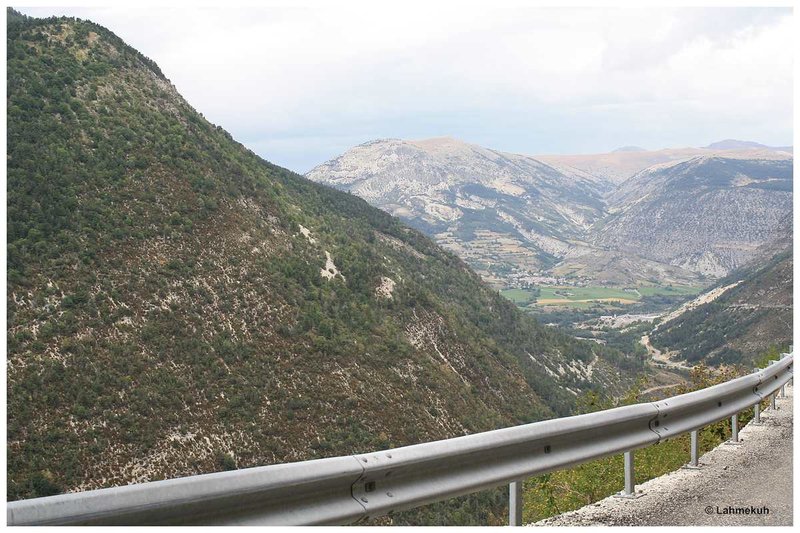 Col de la Colle-Saint-Michel - Nordanfahrt