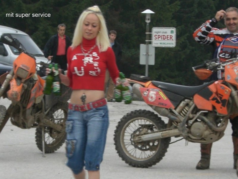 Er vergisst gerade seine KTM.